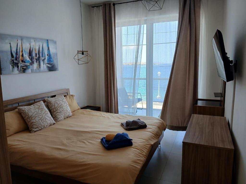 bedroom with terrace