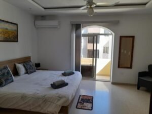 Nicely Furnished 2 Bedroom Apt main bedroom